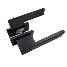 Aluminium Frame Glass Door Handle with Key